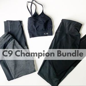 C9 Champion Bundle: Sports Bra and 2 pr leggings